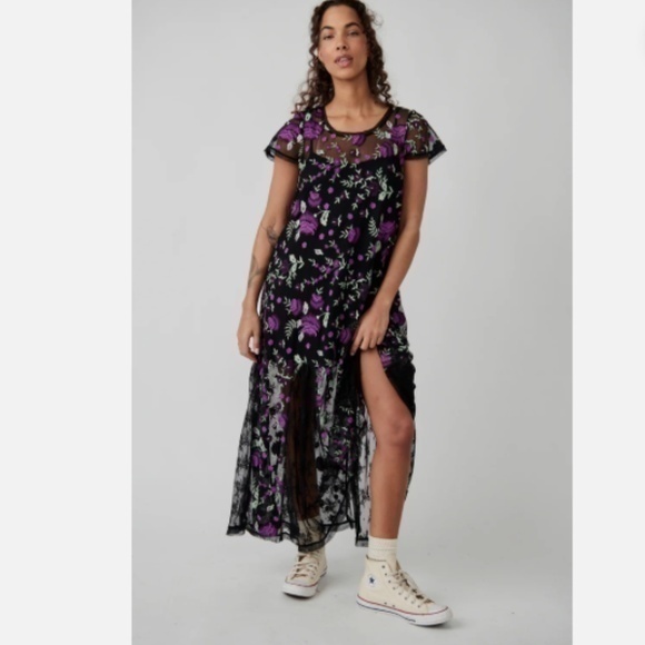 free people sky bright midi dress Free People Sky Bright Midi Dress XS (0-2)